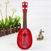 New Watermelon Fruit Kids Toy Guitar Kids Musical Instruments Educational Toys Mini Toddler Ukulele Guitar with 4 Strings