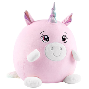 U811 personalizzare Huggable rosa <span class=keywords><strong>unicorno</strong></span> peluche simpatico morbido animali di peluche grasso <span class=keywords><strong>unicorno</strong></span> <span class=keywords><strong>cuscino</strong></span> di peluche per bambini regali di Natale di compleanno - Product Image 1