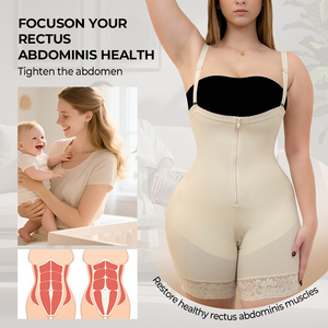 Ensemble de gaine amincissante colombienne à bretelles réglables, compression moyenne, séchage rapide, respirant, personnalisé XL - Product Image 2