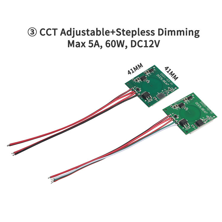 TD100-B02: CCT เปลี่ยนแปลงได้ + การหรี่ไฟแบบไม่มีขั้น