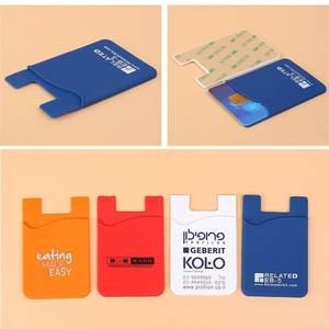 Adhesivo para teléfono móvil barato, Tarjetero con logotipo personalizado, pegatina para billetera <span class=keywords><strong>de</strong></span> teléfono, tarjetero - Product Image 4