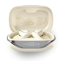 Écouteurs TWS T16 Bluetooth 5.3 sans fil avec affichage numérique, étanches IPX5, étui de charge Type-C