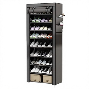 Cross Border Best Selling 5 Tier Dust Proof Metal Floor Type <b>Space</b> <b>Saving</b> <b>Shoe</b> Rack Modern Minimalist Entryway Home <b>Storage</b> - Product Image 4