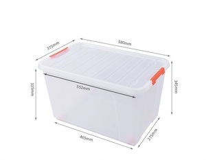 กล่องเก็บพลาสติกคริสตัลขนาด7ลิตรพร้อมฝาปิด - Product Image 6