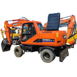 Doosan รถขุดล้อไฮดรอลิก DX150W-7มือสอง DH150W-7มือสองขุด15ton - Product Image 1