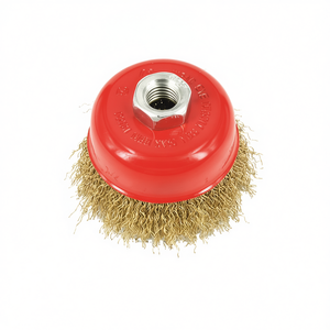 TTAKE Corrugated <b>Wire</b> Cup <b>Brush</b> Steel M14 Abrasive For Metal Grinding - Product Image 2
