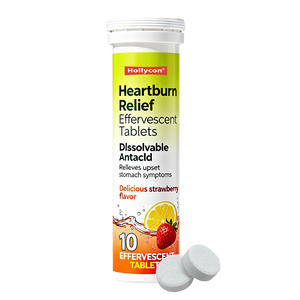 Comprimés effervescents OEM pour soulager l'acide gastrique, l'indigestion, les maux d'estomac, les brûlures d'estomac, dissolution rapide - Product Image 2