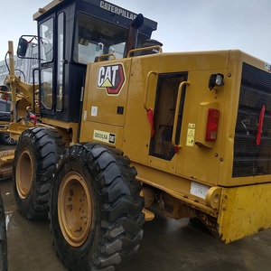 La niveleuse à moteur CAT 140K d'occasion puissante pour les travaux de nivellement de piste d'aéroport se vend bien en Thaïlande - Product Image 3