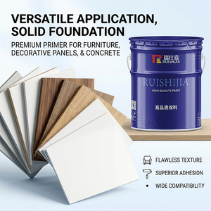 Basecoat UV acrylique Ruishijia, fond de teint transparent sableux pour système de revêtement automatique de rideaux, peinture pour meubles en bois - Product Image 6