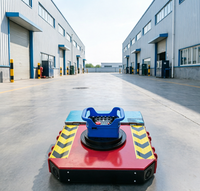 Chariot de transfert électrique robuste de 60 tonnes alimenté par batterie avec une autonomie maximale de 5 heures pour le déplacement d'installations industrielles