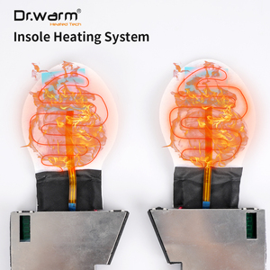 3.7V có thể sạc lại pin nước nóng lót 2200mAh điều khiển thông minh yếu tố làm nóng pad để sưởi ấm lót - Product Image 4