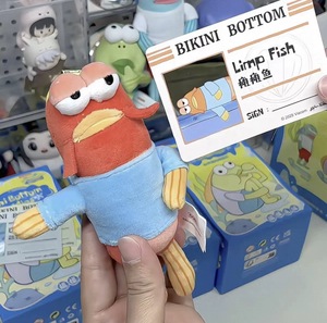 Llavero <span class=keywords><strong>de</strong></span> Peluche <span class=keywords><strong>de</strong></span> Bikini <span class=keywords><strong>de</strong></span> SpongeBob, Adorno para Mochila, Figuras <span class=keywords><strong>de</strong></span> Colección, Llaveros - Product Image 3