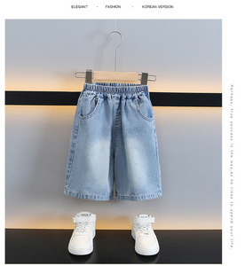 Conjunto de Ropa de Verano de 3 Piezas con Pantalones Cortos para <span class=keywords><strong>Niño</strong></span> de 5 Años - Product Image 5