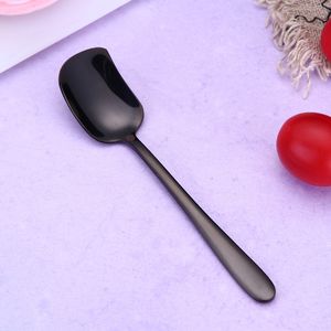 ช้อนสี่เหลี่ยม DFC0102 คุณภาพสูง สำหรับอาหาร เค้ก ของหวาน ไอศกรีม กาแฟ ทำจากสแตนเลส - Product Image 6