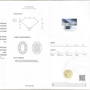 เพชร IGI CVD หลวม 4.03 กะรัต VS1 ทรงรี สีเหลืองเข้มแฟนซี เพชรเพาะเลี้ยงในห้องปฏิบัติการ - Product Image 6