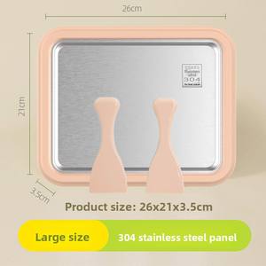 Machine à glaces instantanée DIY, rouleaux de yaourt glacé, dessert maison en 3 minutes, acier inoxydable, non électrique, rouleau à <span class=keywords><strong>glace</strong></span> - Product Image 3