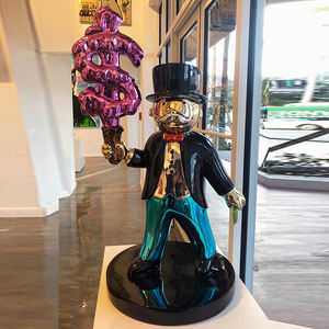 รูปปั้นโมโนโพลีการ์ตูนแบบกำหนดเอง รูปปั้นโมโนโพลีไฟเบอร์กลาส รูปปั้นโมโนโพลีเรซิ่นสำหรับขาย - Product Image 2