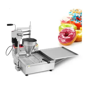 Met Ce Hoge Kwaliteit Handleiding Donut 6 Rijen Mini Donut Machine Snack Machine