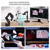 SO-ARM101 Brazo Robótico de 6 Ejes de Código Abierto, Plataforma de IA Incorporada LeRobot, Kit de IA Hugging Face, Repetibilidad de 0.1 mm, ROS2