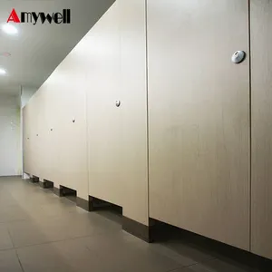 Professional dampproof laminate phenolic hpl toilet partitions