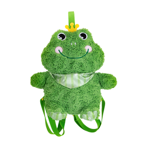 Sacs à dos mignons en peluche avec sangles réglables pour filles, garçons et adultes Grenouille de 40cm avec sangles réglables - Product Image 1