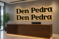 Enseigne lumineuse 3D personnalisée à LED rétroéclairée, lettres en métal, logo illuminé pour extérieur, bâtiment commercial, bar, devanture de magasin, mur