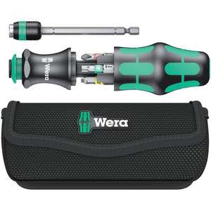Wera-ไขควง05051016001และชุดบิต (7ชิ้น) -ไขควง4013288185327ไขควงที่มีบิต - Product Image 1