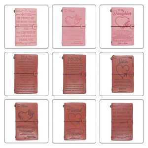 Custom Embossed Logo Souvenir <b>Notebook</b> Gifts Retro <b>Diary</b> Faux Leather Notepad Traveler's <b>Notebook</b> - Product Image 5