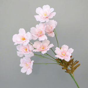<span class=keywords><strong>Roses</strong></span> en soie rose réalistes, arrangements floraux artificiels haut de gamme pour décoration de mariage sur pied - Product Image 5