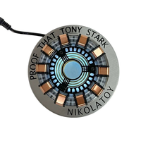 Modelo de levitación de corazón creativo de Tony Stark, mejor Decoración de mesa para adornos de escritorio, vitrinas de pasatiempo