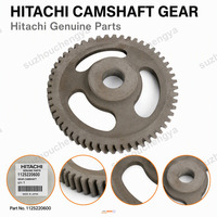 Pièces d'origine Hitachi 1125220600/1125220552/1125220601 Engrenage d'arbre à cames moteur 6WG1 Hitachi ZX450 ZX600 ZX850-3 ZX670LC-5A ZX670-5B