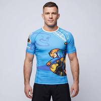T-shirt de compression personnalisé haut de gamme, respirant, séchage rapide, durable, anti-transpiration, pour le sport et la remise en forme