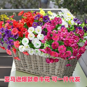 Bouquet de fleurs artificielles en soie et plastique, blanches, rouges, jaunes, violettes, roses, pour la décoration intérieure, extérieure et de jardin. - Product Image 5