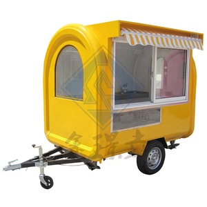 รถขายอาหารขนาดเล็กพร้อมตู้ทำไอศครีมทอดแบบอะลูมิเนียมเต็มรูปแบบในครัว - Product Image 1