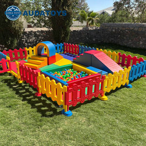 AUDATOYS arc-en-ciel coloré intérieur/extérieur équipement de terrain de <span class=keywords><strong>jeu</strong></span> en mousse souple pour bébés fêtes 100-500KG capacité 10 personnes jouer - Product Image 1