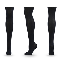 Vente en gros de chaussettes hautes pour femmes collants au-dessus du genou chaussettes de compression montantes longues pour les jambes