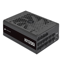 Nouvelle alimentation PC Cor-Sair HX1200i entièrement modulaire 80 PLUS Platinum PCIe 5.0 1200W, alimentation ultra-silencieuse pour boîtier PC