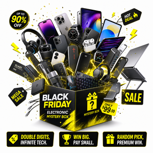 Boîte Mystère Électronique 3C 2026 – 100% Surprise : Écouteurs, Montre, Smartphone, Tablette, Ordinateur Portable – <span class=keywords><strong>Nouveauté</strong></span> Aléatoire Porte-Bonheur – Lot de 5 Pièces - Product Image 1