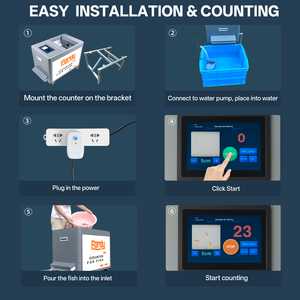 Penghitung Ikan Mini Akurat untuk Budidaya Ikan dan Penetasan Ikan Ukuran 3-5cm - Product Image 5