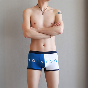 <span class=keywords><strong>Boxer</strong></span> da <span class=keywords><strong>uomo</strong></span> in <span class=keywords><strong>cotone</strong></span> con stampa scritta personalizzata <span class=keywords><strong>taglie</strong></span> <span class=keywords><strong>forti</strong></span> <span class=keywords><strong>uomo</strong></span> indossa biancheria intima - Product Image 6