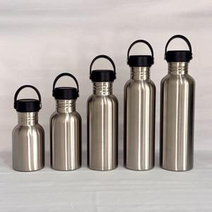 Botella de Agua Deportiva de Acero Inoxidable 304, Portátil, de Gran Capacidad, de Pared Simple, Boca Ancha, Estilo Americano - Product Image 5