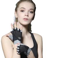 Gants de sport d'hiver unisexes respirants antidérapants en polyester à demi-doigts pour l'entraînement, la musculation, le cyclisme en extérieur, la gym et la course à pied