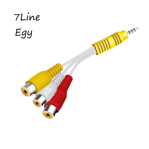 สายสัญญาณภาพและเสียง Egygold 7-Wire RCA PVC ยาว 12 เมตร รองรับ 8K/1080P เสถียรภาพสูง สำหรับทีวีและลำโพงภายในบ้าน - Product Image 1