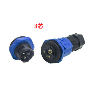 בורג חוט הרכבה חוט לפנל הר, שקע ip68 עמיד למים m25 מחבר כוח 250v/300v 20a-40a - Product Image 2