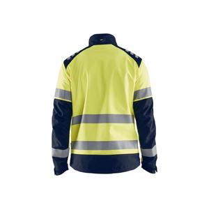 BLAKLADER - 449725138933XXL <b>Hi</b>-<b>Vis</b> <b>Softshell</b> <b>jacket</b> Navy blue/Yellow - EAN 7330509779804 <b>HI</b>-<b>VIS</b> WORKWEAR - Product Image 2