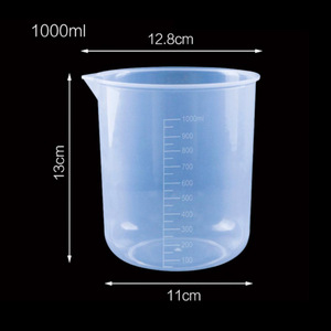 Tasses à mesurer 200 ml en plastique graduées avec bec verseur pour usage en cuisine - Product Image 3