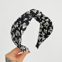 Haute qualité fleur Floral noué cheveux bandeaux grands nœuds en tissu bandeaux pour les femmes