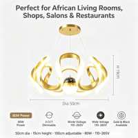 Lustre LED 80W avec interrupteur, hauteur réglable, 3 couleurs + ampoules étoilées + suspension au plafond pour salon, salle à manger, cuisine