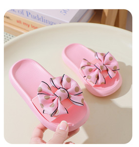 Chaussures d'été mignonnes pour petites filles, style princesse, avec nœuds décoratifs, tendance mode coréenne, pour l'extérieur et l'intérieur - Product Image 2