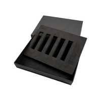 Boîte en carton personnalisée avec couvercle et base mats, avec insert en mousse EVA pour mini parfums, échantillons d'huiles essentielles, coffrets cadeaux rigides